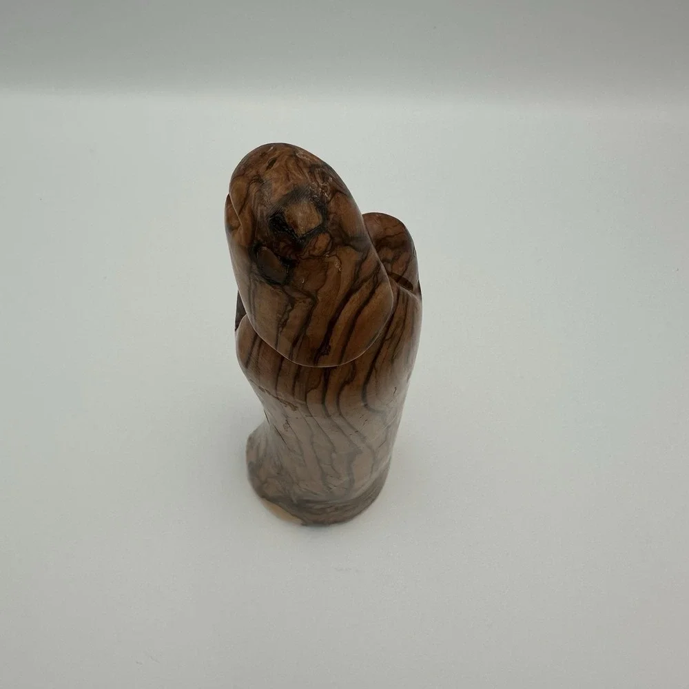 Holy Family‎ Hand Carved Olive Wood Baby Jesus Mary Joseph Statue Christmas